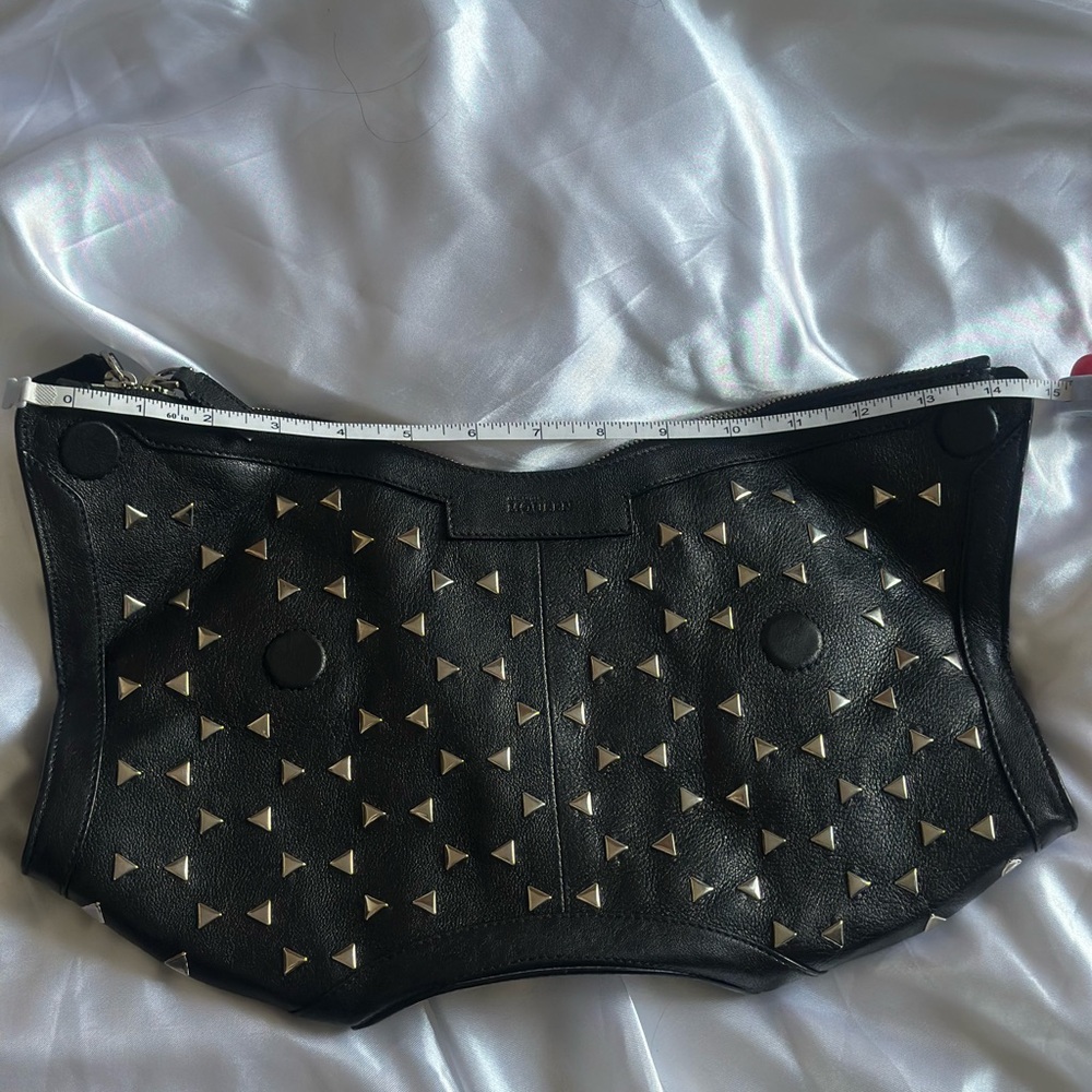 Alexander McQueen Leather Studded Manta Clutch - Picture 10 of 13